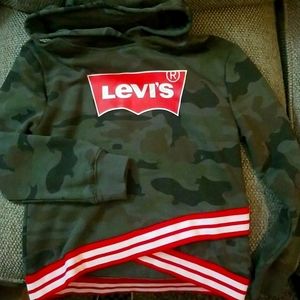 Never worn Levi's hoodie kids sz M